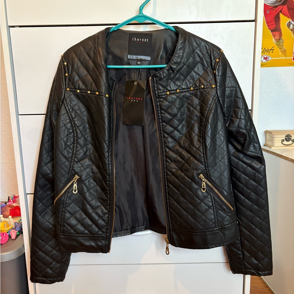 Women’s Faux Leather Jacket